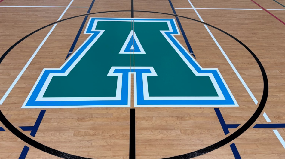 Supply and Install Tarkett LumaFlex Gym Floor System at Aspengrove School, Lantzville, BC